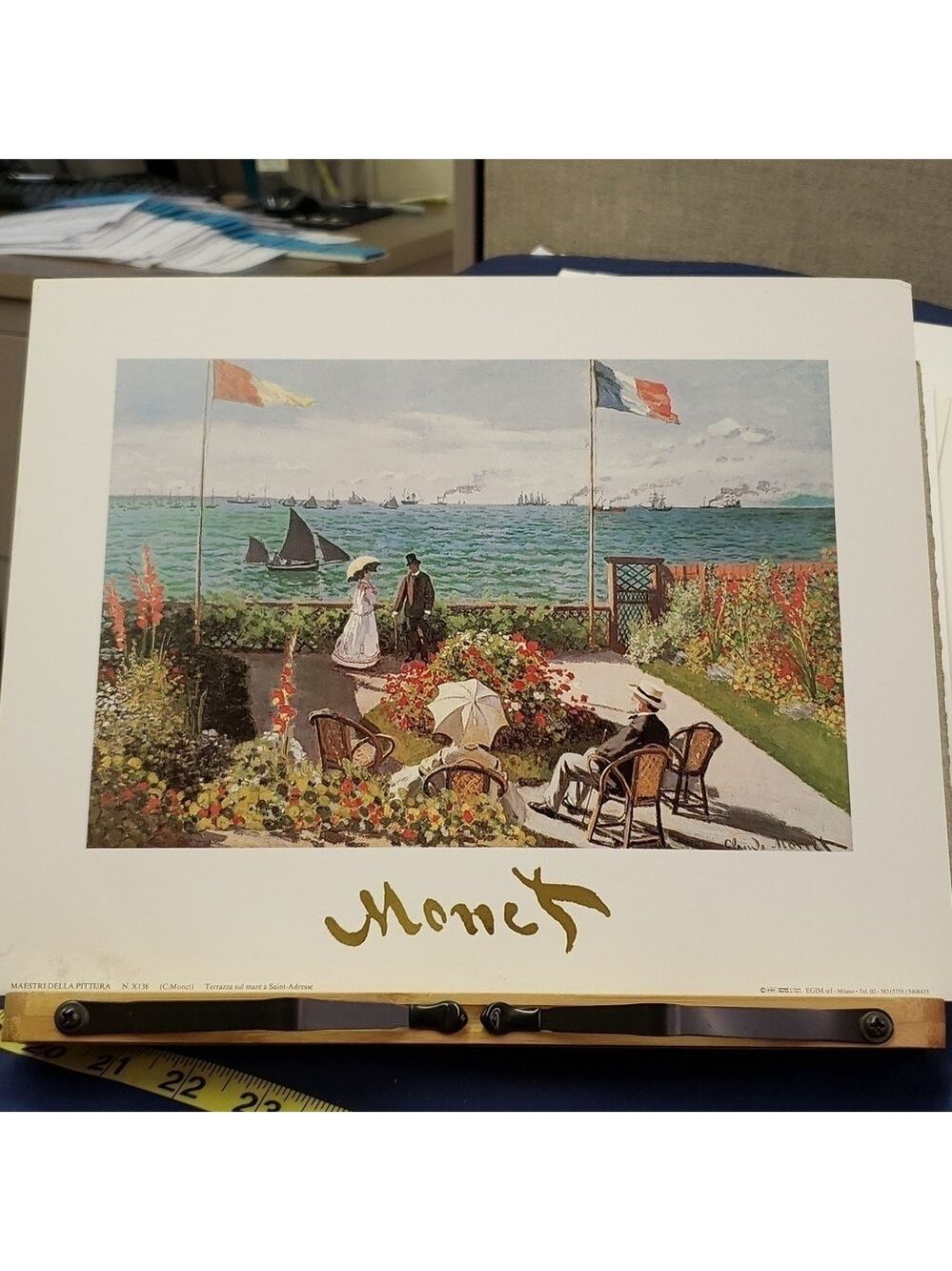Claude Monet, Terrace on the Seaside, Art Print